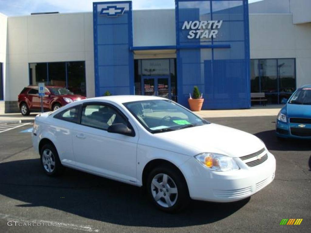 2006 Cobalt LS Coupe - Summit White / Gray photo #1