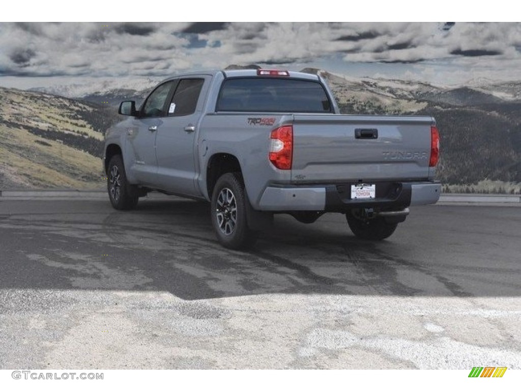 2018 Tundra Limited CrewMax 4x4 - Cement / Black photo #3