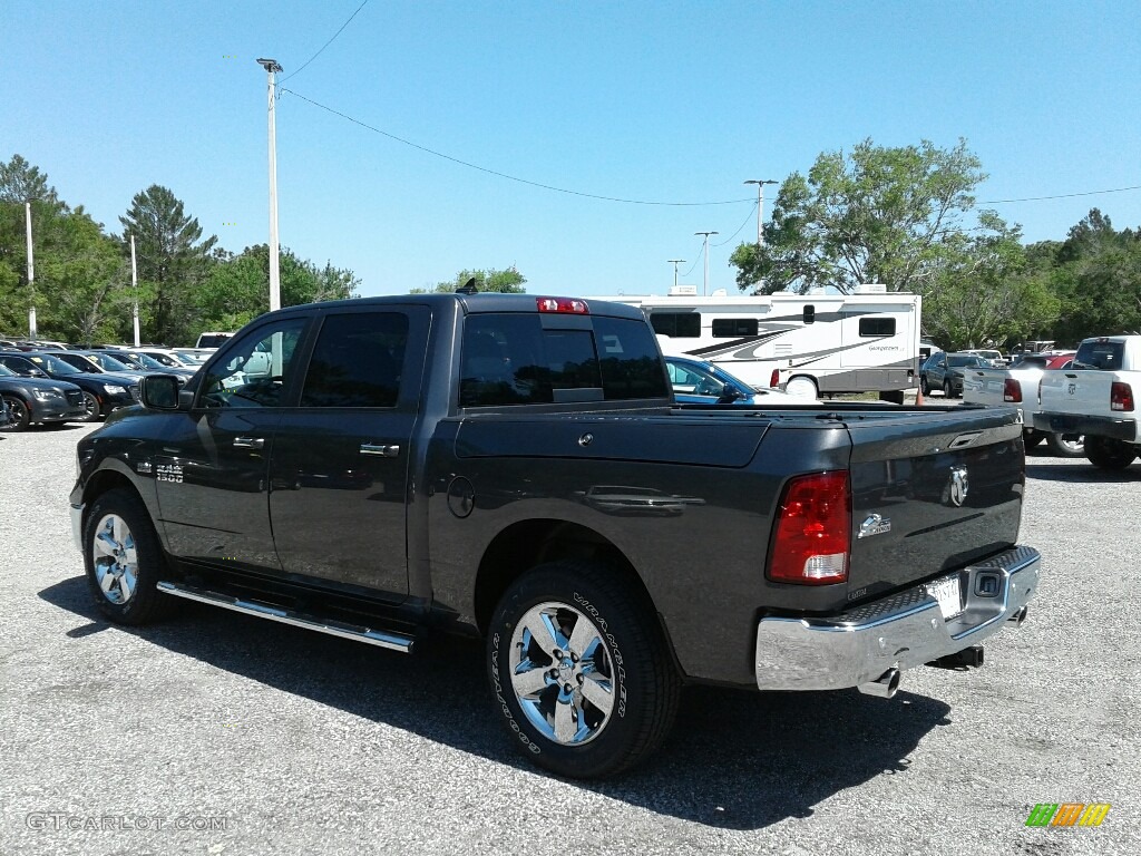 2018 1500 Big Horn Crew Cab - Granite Crystal Metallic / Black/Diesel Gray photo #3