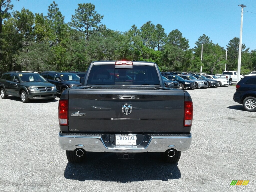 2018 1500 Big Horn Crew Cab - Granite Crystal Metallic / Black/Diesel Gray photo #4