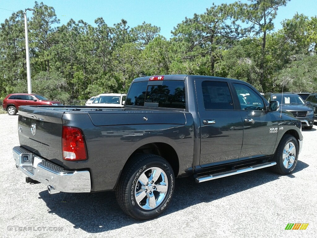 2018 1500 Big Horn Crew Cab - Granite Crystal Metallic / Black/Diesel Gray photo #5
