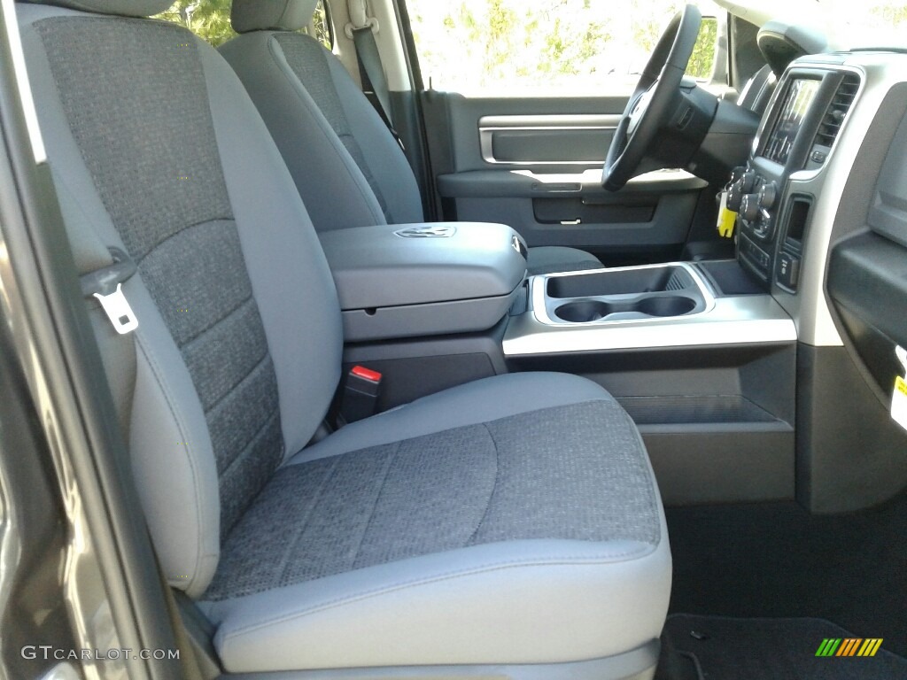 2018 1500 Big Horn Crew Cab - Granite Crystal Metallic / Black/Diesel Gray photo #12