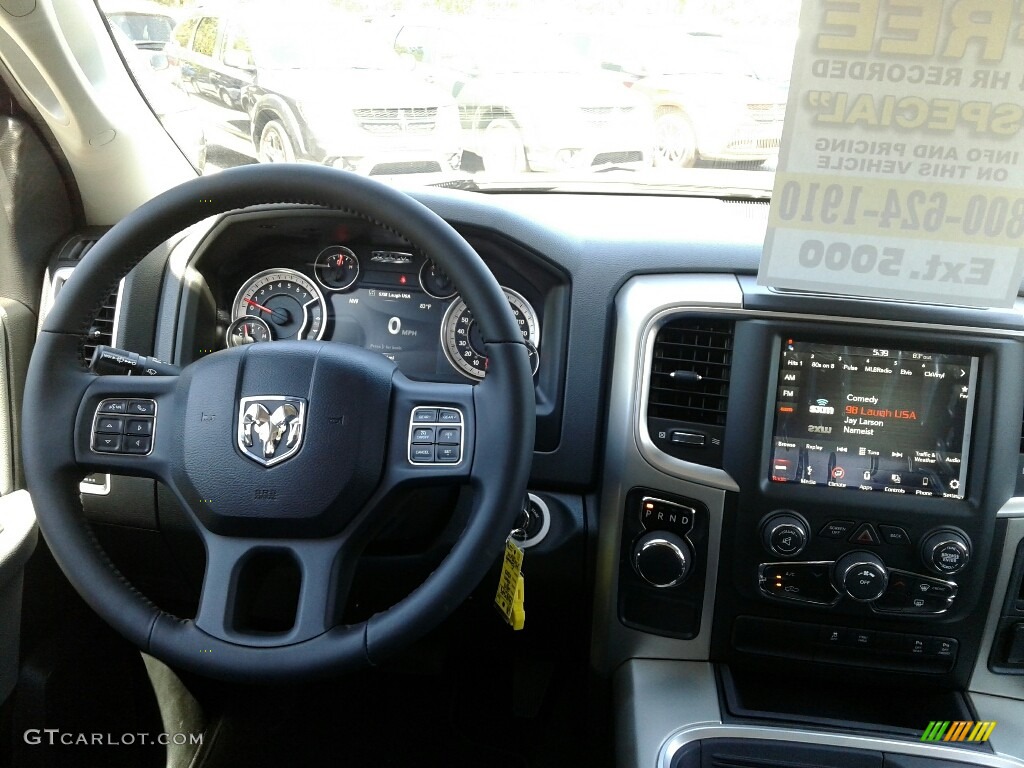 2018 1500 Big Horn Crew Cab - Granite Crystal Metallic / Black/Diesel Gray photo #13