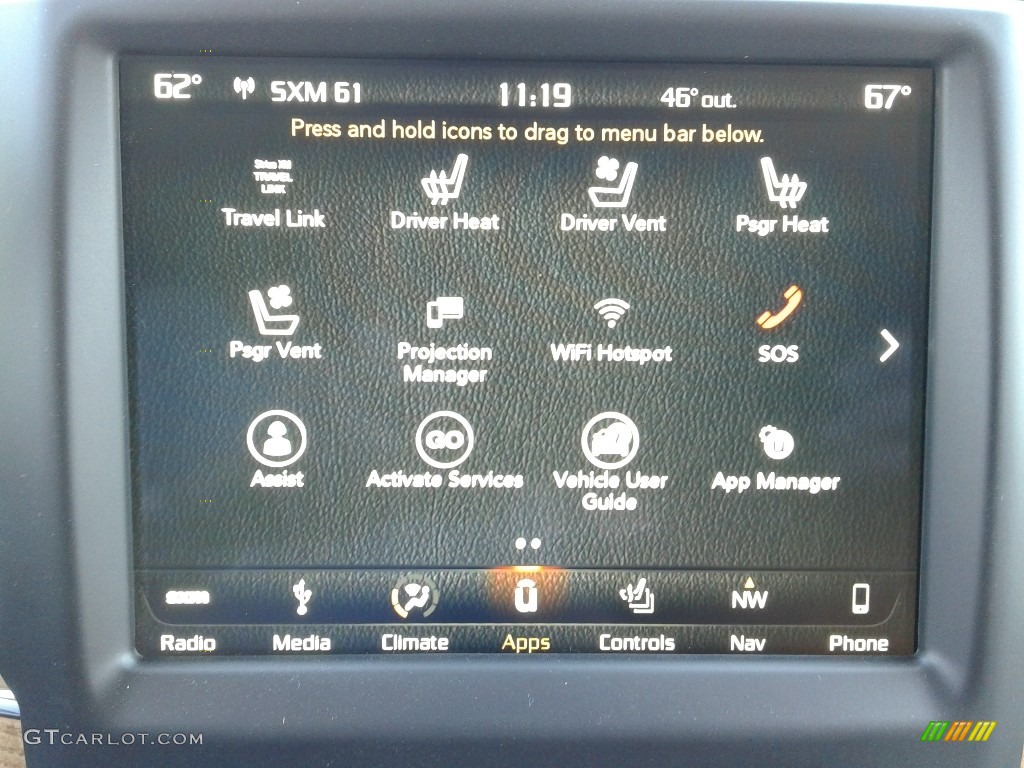2018 Ram 2500 Laramie Longhorn Crew Cab 4x4 Controls Photo #126554246
