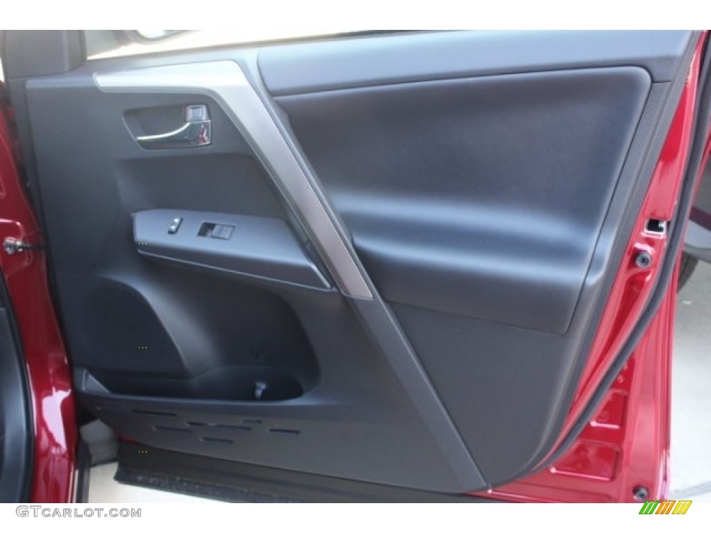 2018 RAV4 XLE - Ruby Flare Pearl / Black photo #29