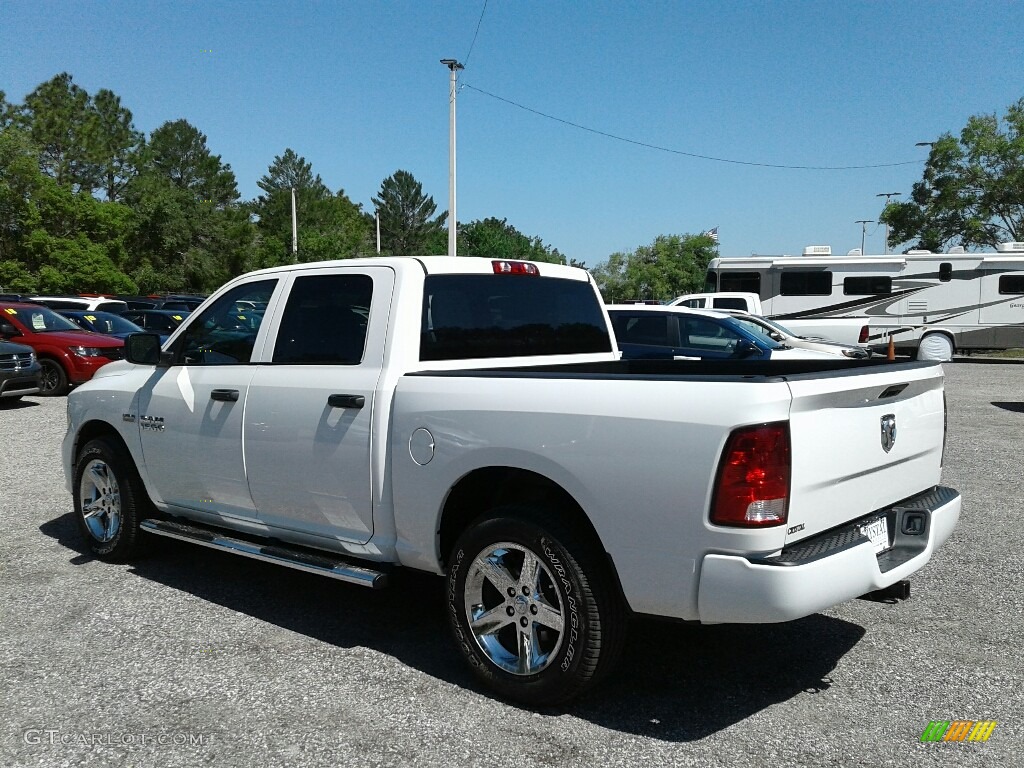 2018 1500 Express Crew Cab - Bright White / Black/Diesel Gray photo #3