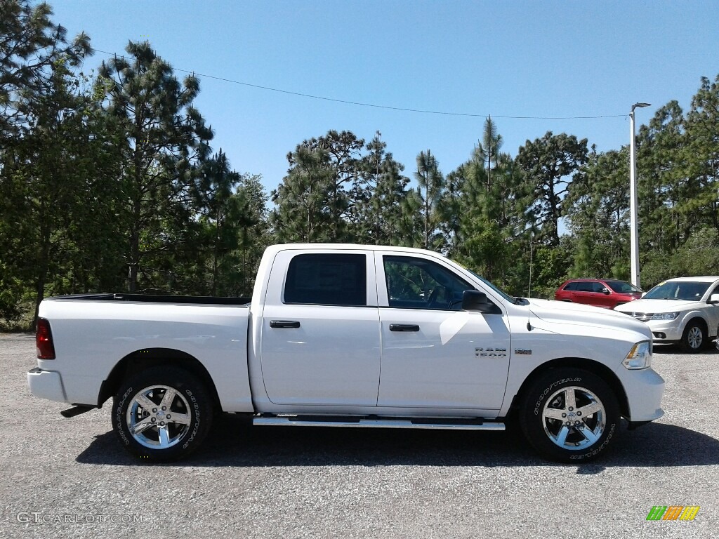 2018 1500 Express Crew Cab - Bright White / Black/Diesel Gray photo #6