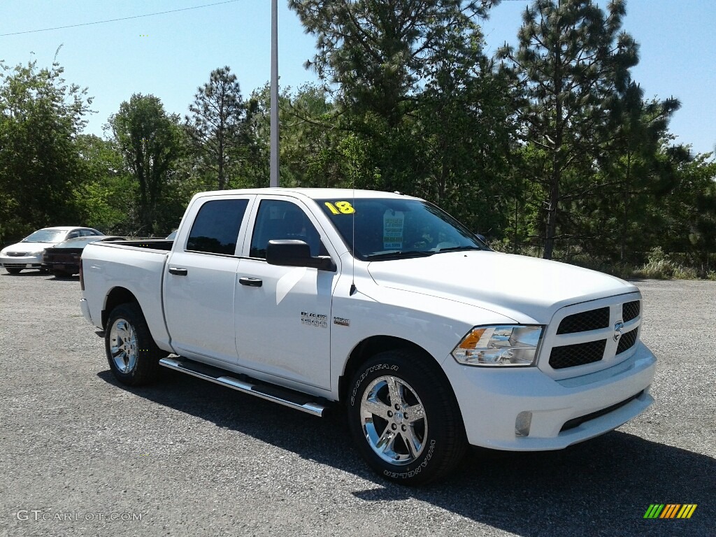 2018 1500 Express Crew Cab - Bright White / Black/Diesel Gray photo #7