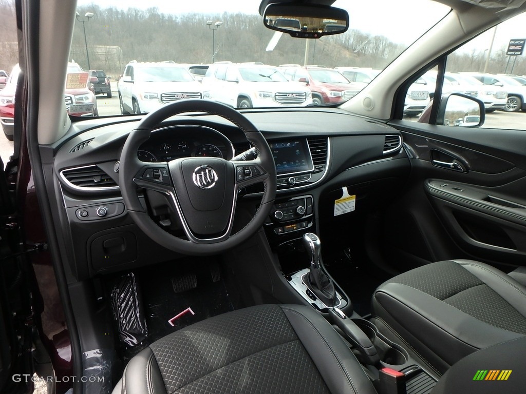 2018 Encore Preferred AWD - Black Cherry Metallic / Ebony photo #13