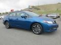 2015 Dyno Blue Pearl Honda Civic EX Sedan  photo #1