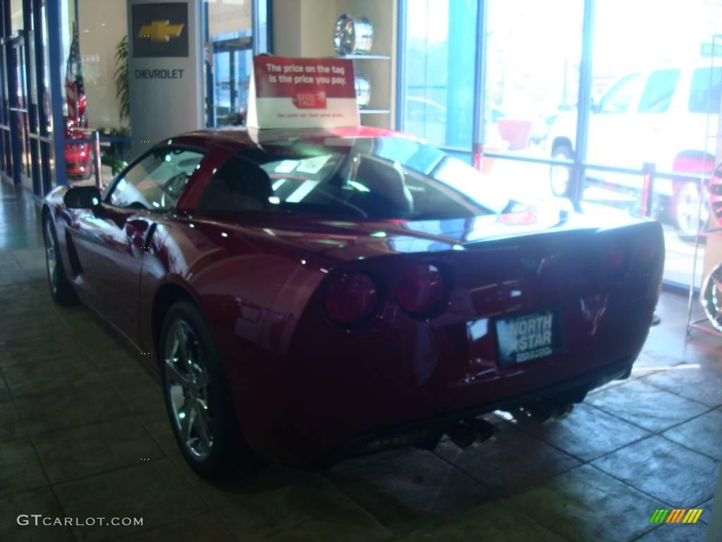 2009 Corvette Coupe - Crystal Red Metallic / Ebony photo #2