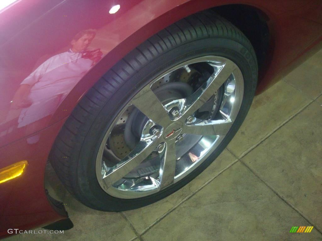 2009 Corvette Coupe - Crystal Red Metallic / Ebony photo #7