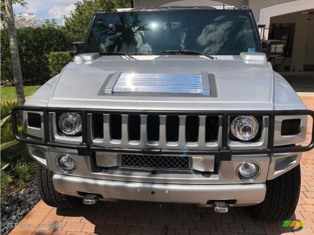 2009 H2 SUV Silver Ice - Limited Edition Silver Ice / Ebony Black photo #5