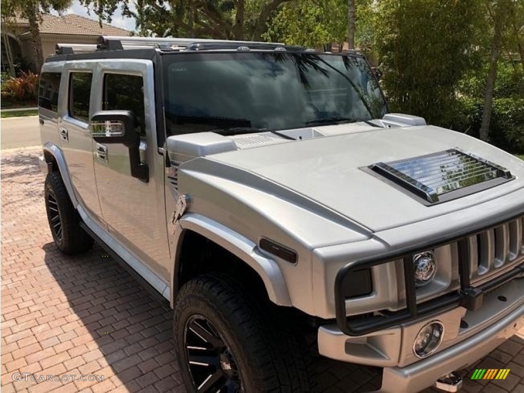 2009 H2 SUV Silver Ice - Limited Edition Silver Ice / Ebony Black photo #7