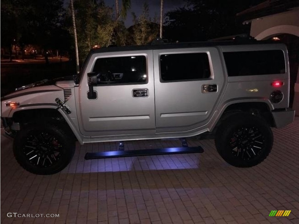 2009 H2 SUV Silver Ice - Limited Edition Silver Ice / Ebony Black photo #16