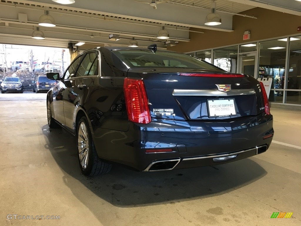 2015 CTS 2.0T Luxury AWD Sedan - Dark Adriatic Blue Metallic / Light Cashmere/Medium Cashmere photo #4