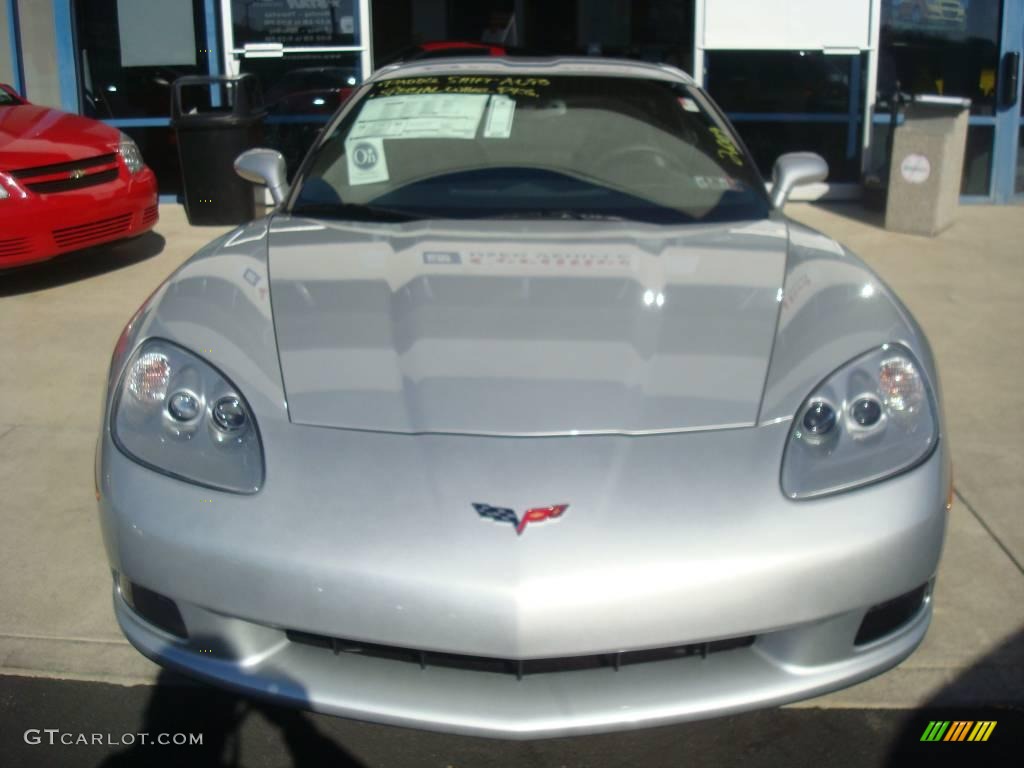 2009 Corvette Coupe - Blade Silver Metallic / Ebony photo #7