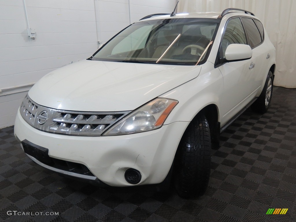 2006 Murano S AWD - Pearl White / Charcoal photo #6