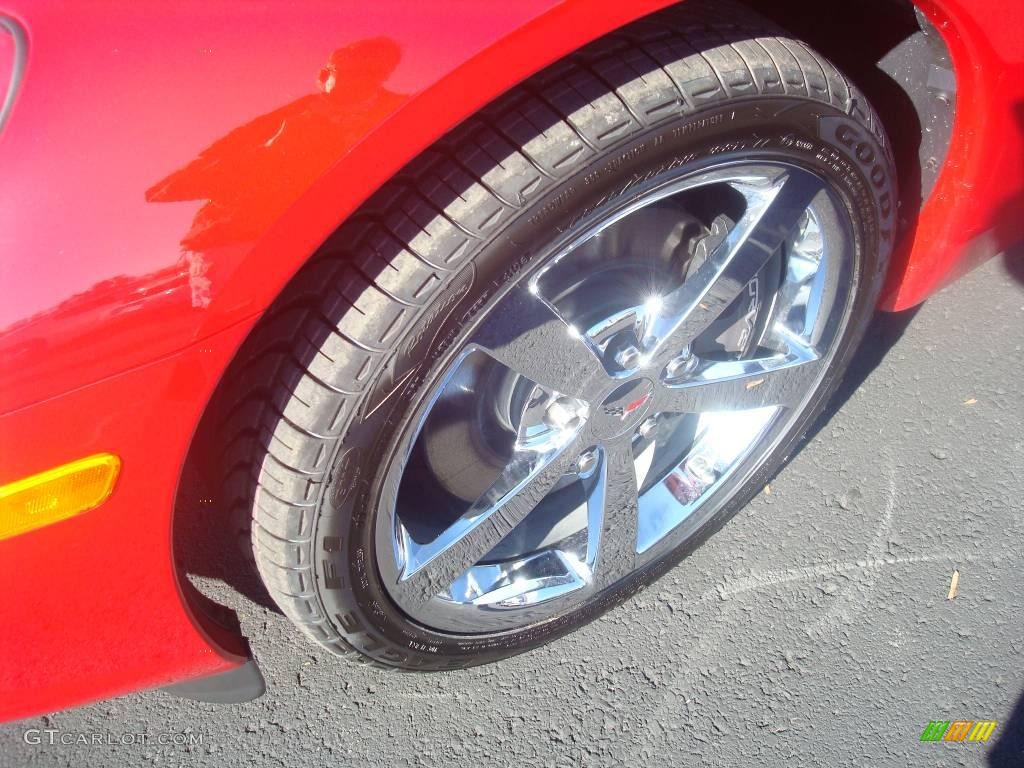 2009 Corvette Coupe - Victory Red / Ebony photo #8