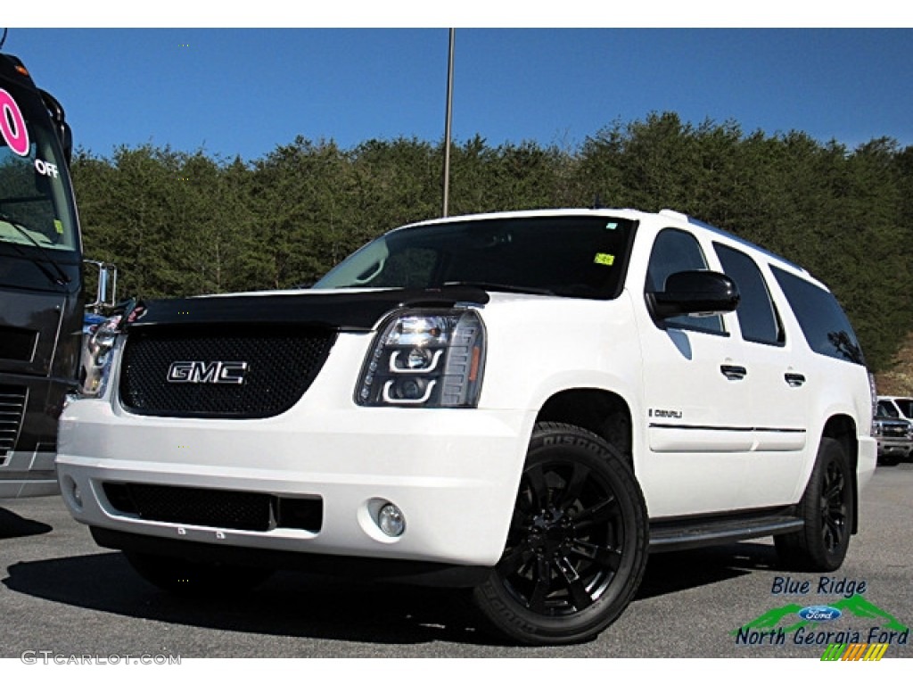 2007 Yukon XL Denali AWD - Summit White / Ebony Black photo #1