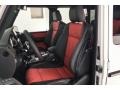 2018 Mercedes-Benz G designo Classic Red Two-Tone Interior Front Seat Photo