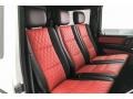 2018 Mercedes-Benz G designo Classic Red Two-Tone Interior Rear Seat Photo