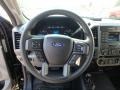 2018 Ford F550 Super Duty Earth Gray Interior Steering Wheel Photo