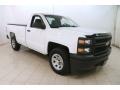 Summit White - Silverado 1500 WT Regular Cab Photo No. 1