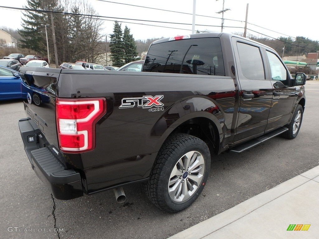 2018 F150 STX SuperCrew 4x4 - Magma Red / Black photo #5