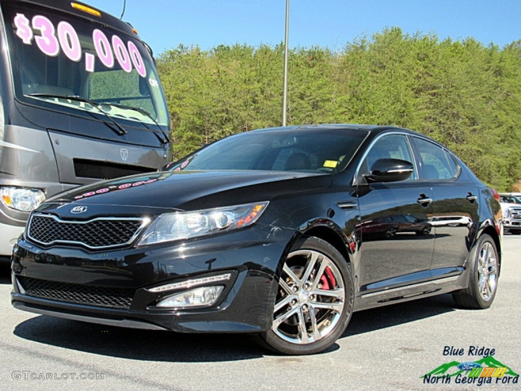 Ebony Black Kia Optima