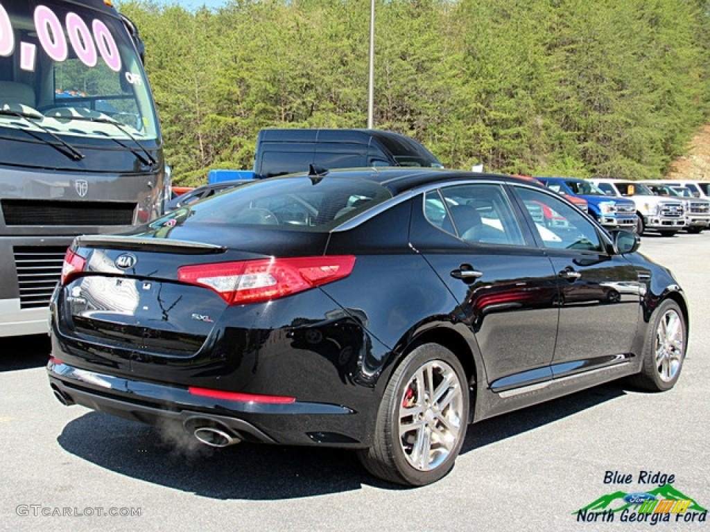 2013 Optima SX - Ebony Black / Black photo #5
