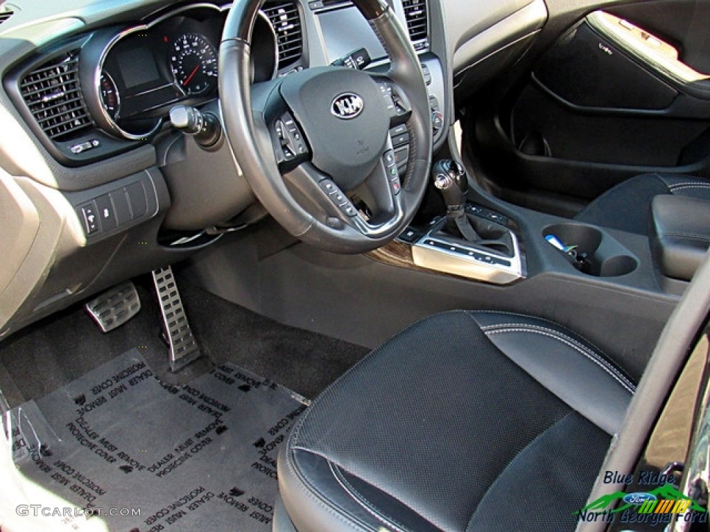 2013 Optima SX - Ebony Black / Black photo #27