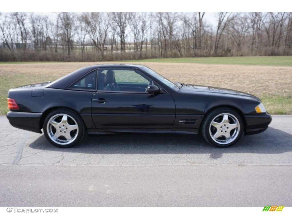 2000 SL 500 Roadster - Black / Black photo #21