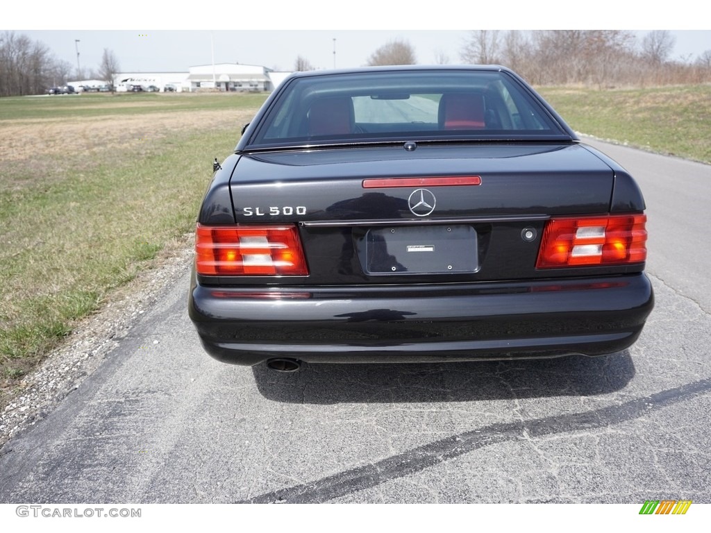 2000 SL 500 Roadster - Black / Black photo #38