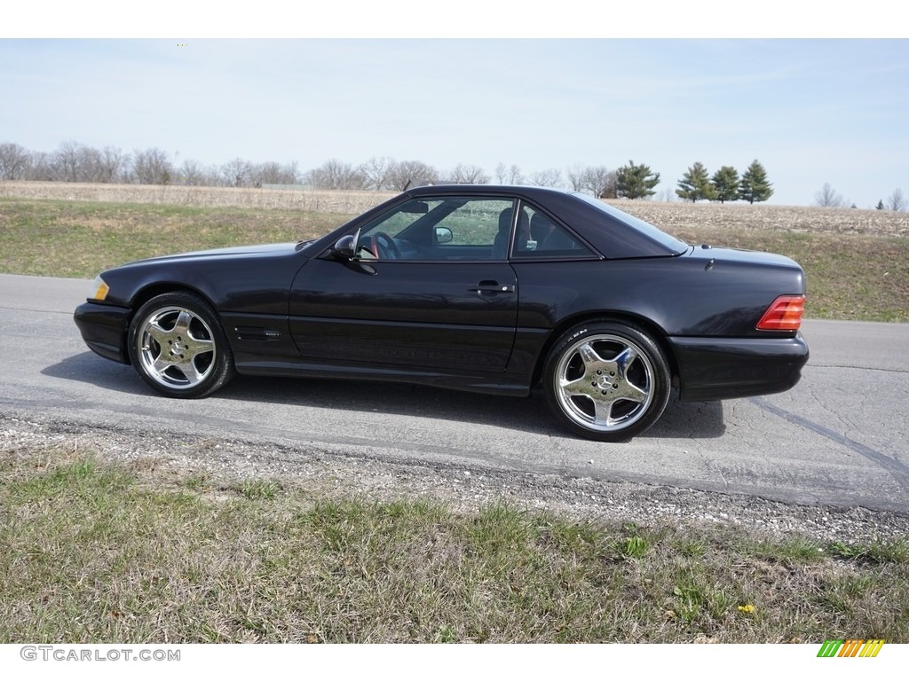 2000 SL 500 Roadster - Black / Black photo #49