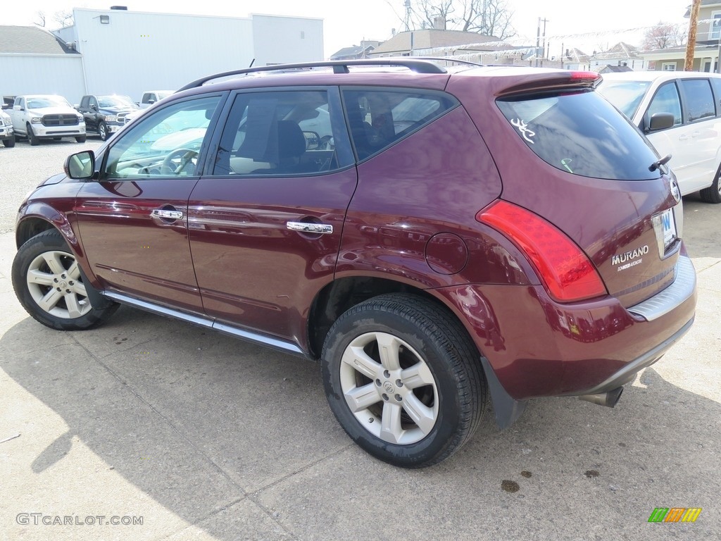 2007 Murano SL AWD - Sunset Red Pearl Metallic / Charcoal photo #11