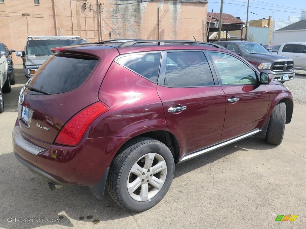 2007 Murano SL AWD - Sunset Red Pearl Metallic / Charcoal photo #15