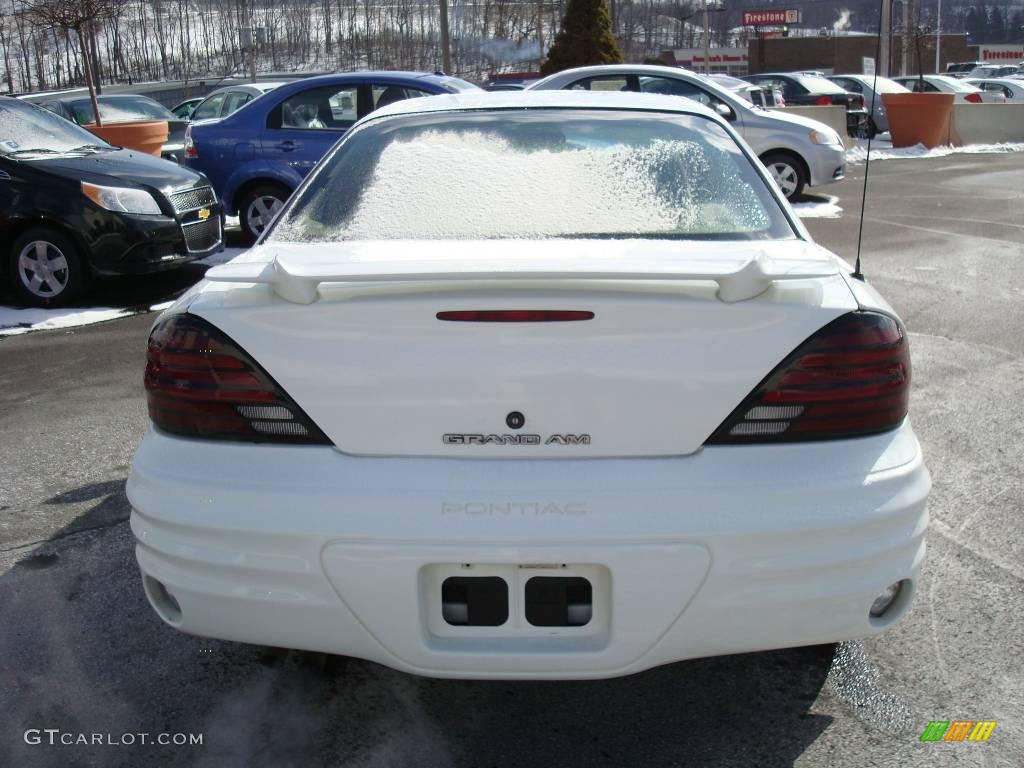 1999 Grand Am SE Coupe - Arctic White / Camel photo #4