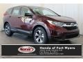 2018 Basque Red Pearl II Honda CR-V LX  photo #1