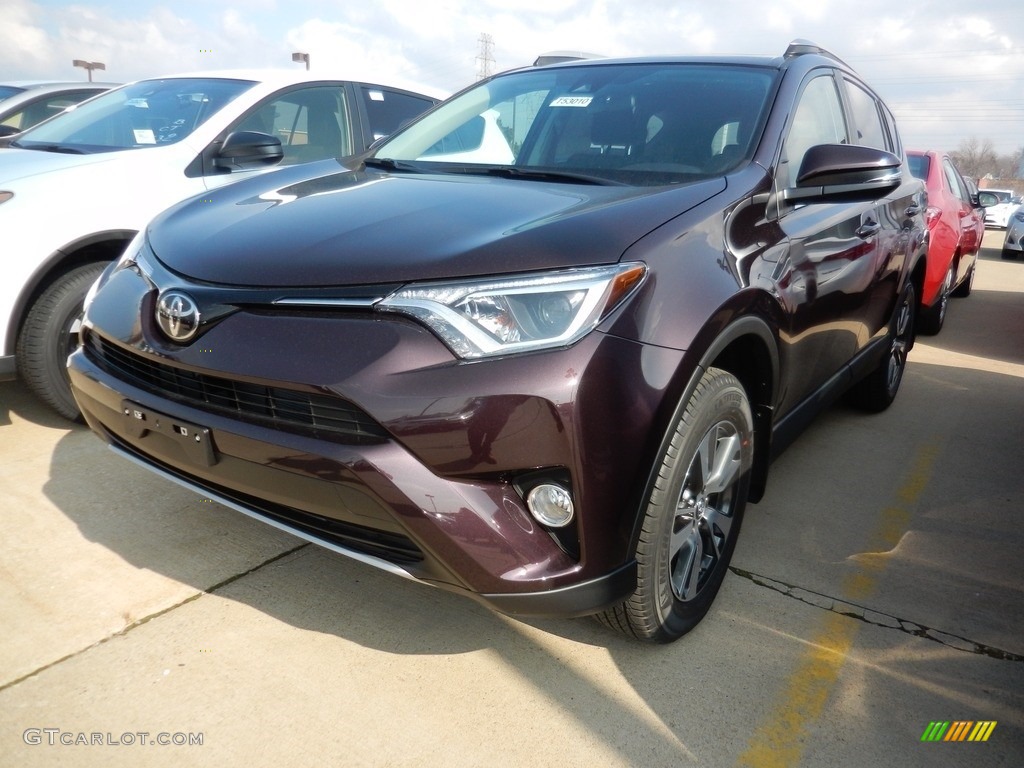 2018 RAV4 XLE AWD - Black / Black photo #1