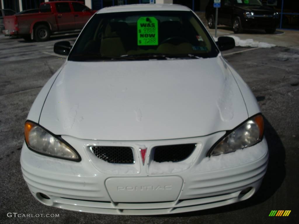 1999 Grand Am SE Coupe - Arctic White / Camel photo #8