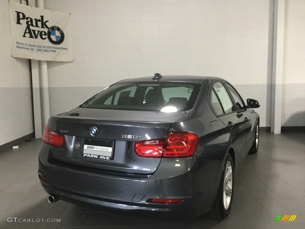 2015 3 Series 320i xDrive Sedan - Mineral Grey Metallic / Black photo #6