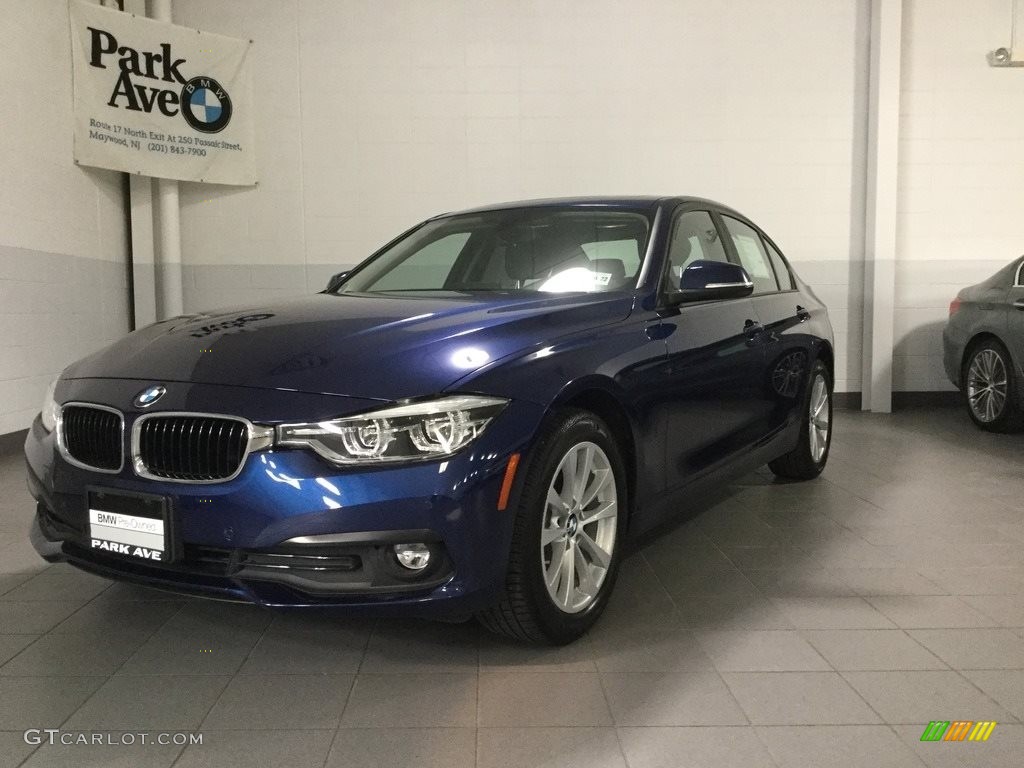 2018 3 Series 320i xDrive Sedan - Mediterranean Blue Metallic / Black photo #1