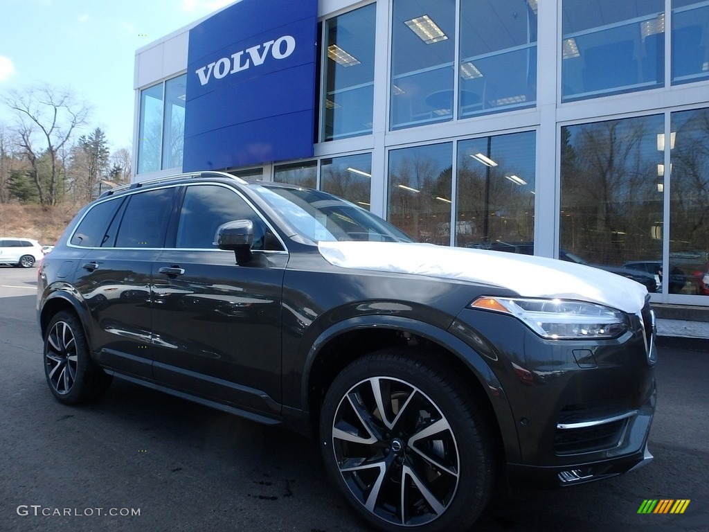 2018 XC90 T6 AWD Momentum - Pine Grey Metallic / Charcoal photo #1