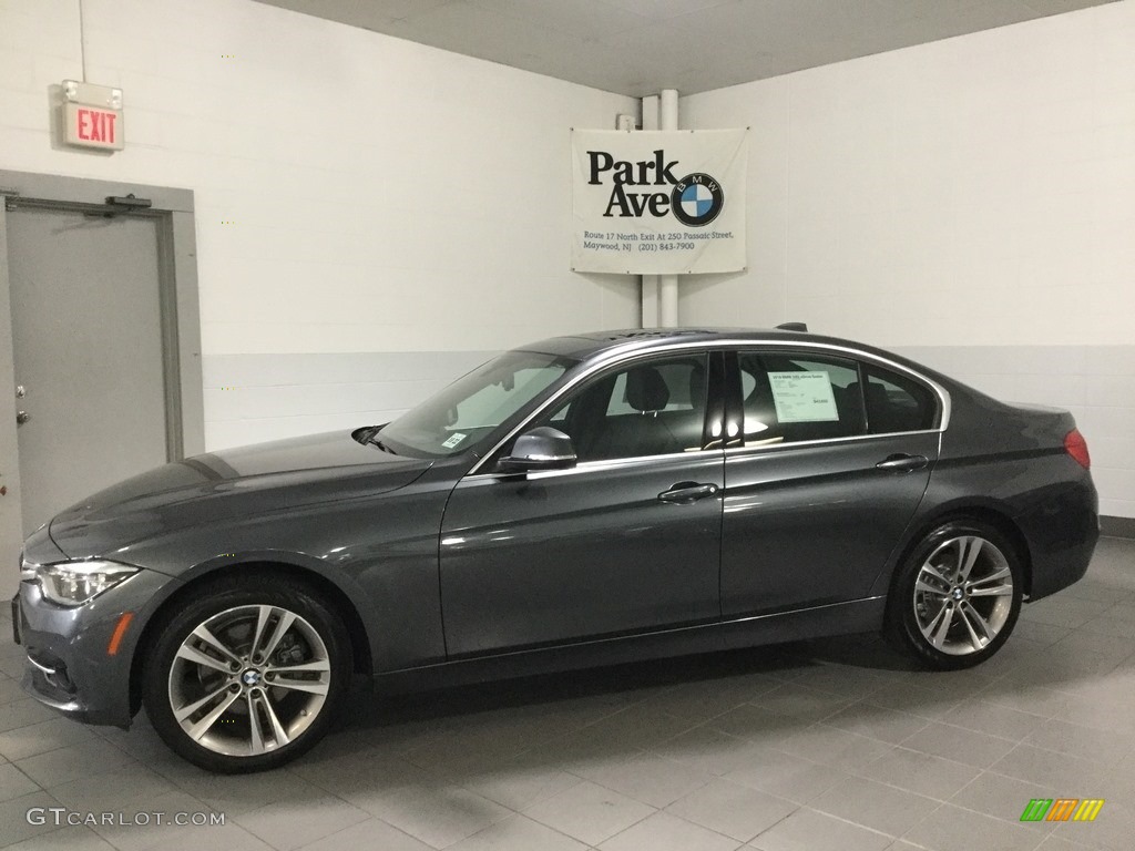 2018 3 Series 330i xDrive Sedan - Mineral Grey Metallic / Black photo #2