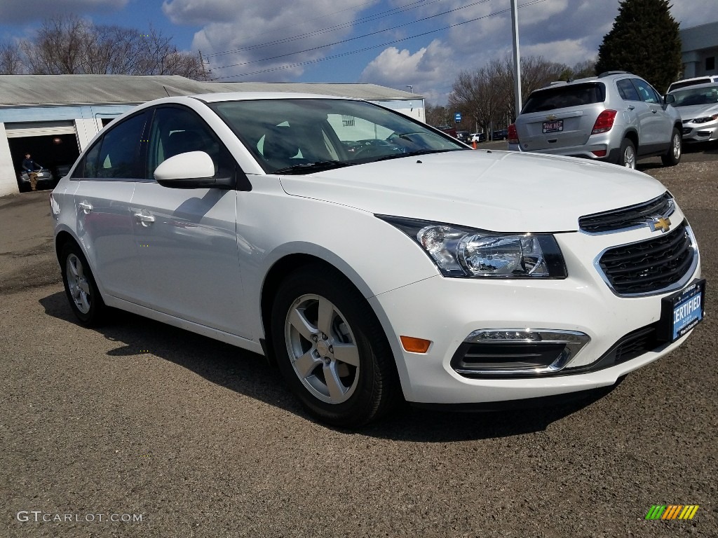 2015 Cruze LT - Summit White / Jet Black/Medium Titanium photo #1