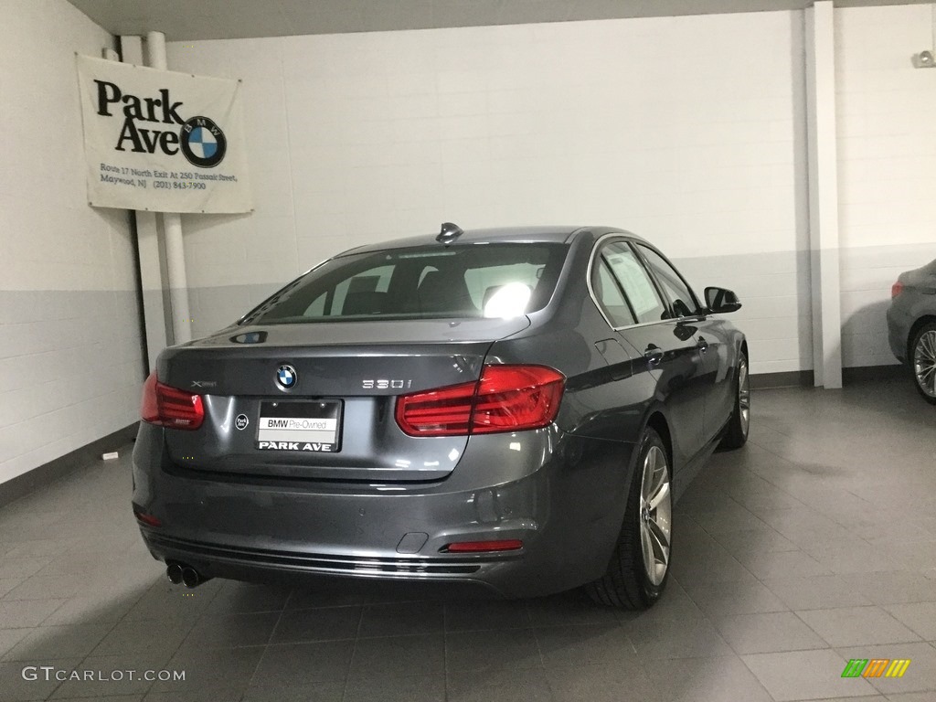 2018 3 Series 330i xDrive Sedan - Mineral Grey Metallic / Black photo #7