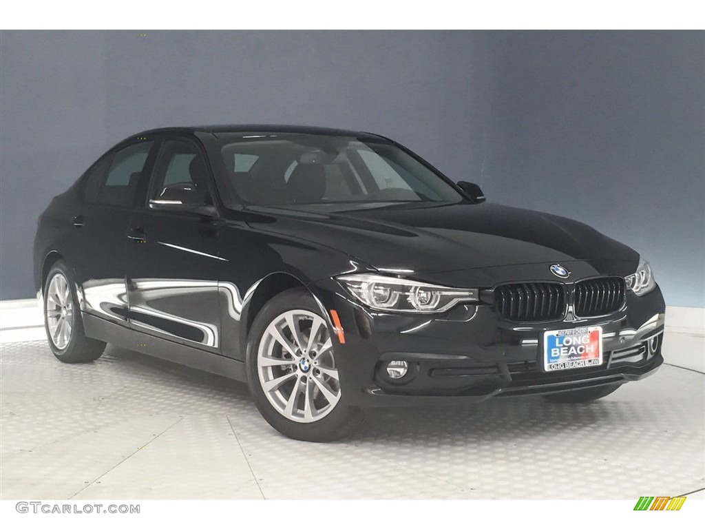 2018 3 Series 320i Sedan - Jet Black / Black photo #12