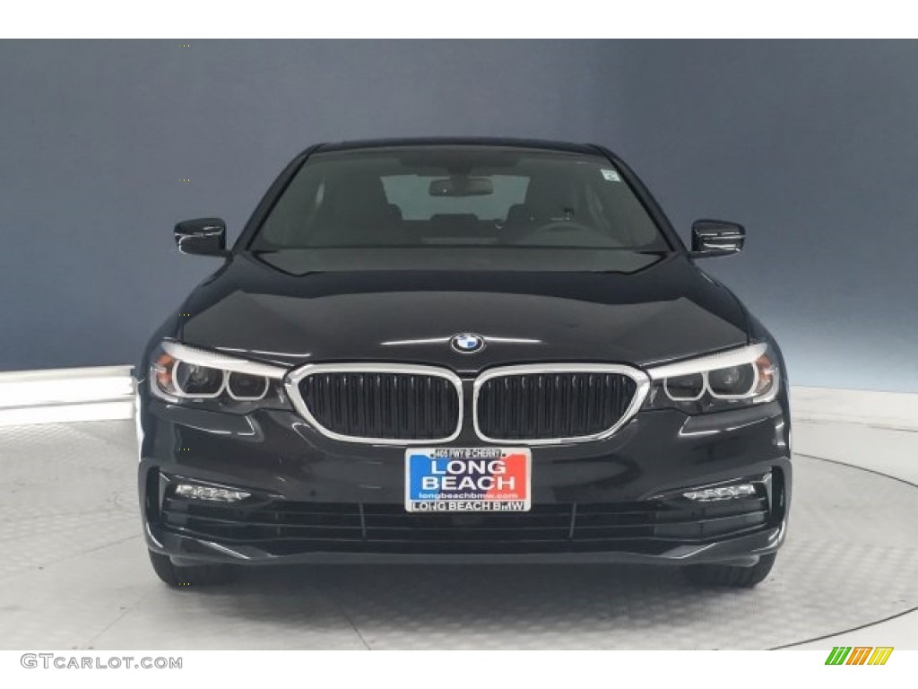 2018 5 Series 530i Sedan - Black Sapphire Metallic / Black photo #2