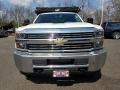 Summit White - Silverado 3500HD Work Truck Regular Cab 4x4 Dump Truck Photo No. 2